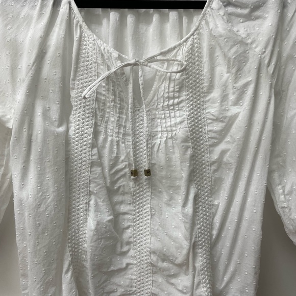 Michael Kors white top 100% cotton XS - Picture 2 of 6
